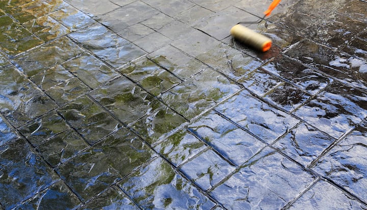Canton, Michigan Concrete Stamp Floors Enhance Interior Design